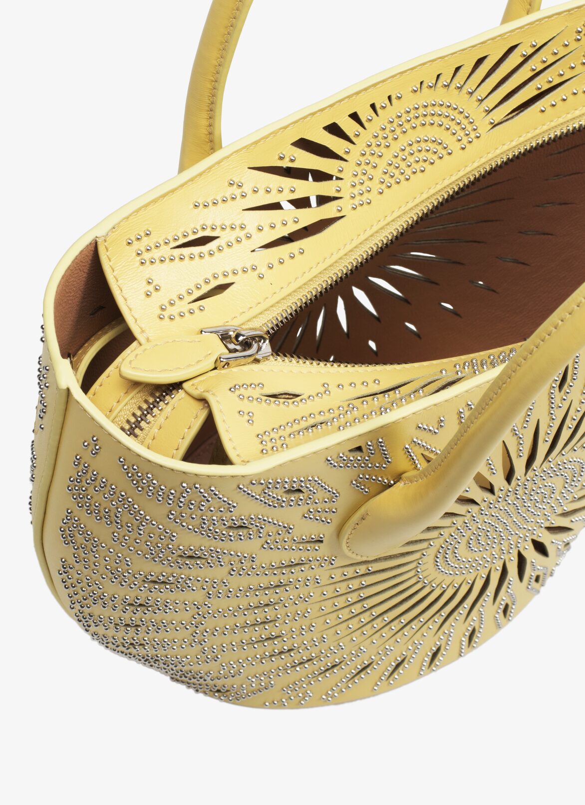 Latifa 15 Handbag ALAÏA TOPAZ YELLOW LATIFA 15 HANDBAG